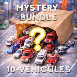 Mystery Bundle – 🚨 Public Service Vehicles (10+ Die-Cast Cars)🚨